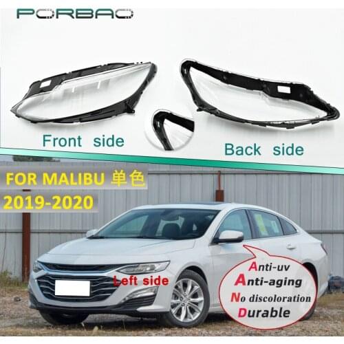 Headlight Lens Cover For MALIBU 2019 2020 Headlamp Clear Auto Shell Cover Replacement DIY