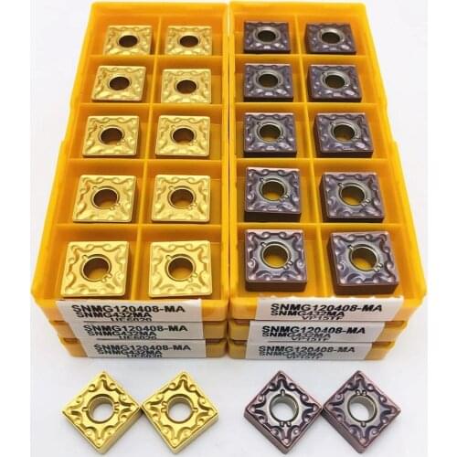 Carbide insert SNMG120408 SNMG120404 MA VP15TF UE6020 US735 Metal lathe SNMG120408 CNC machine tool parts milling lathe toolSNMG