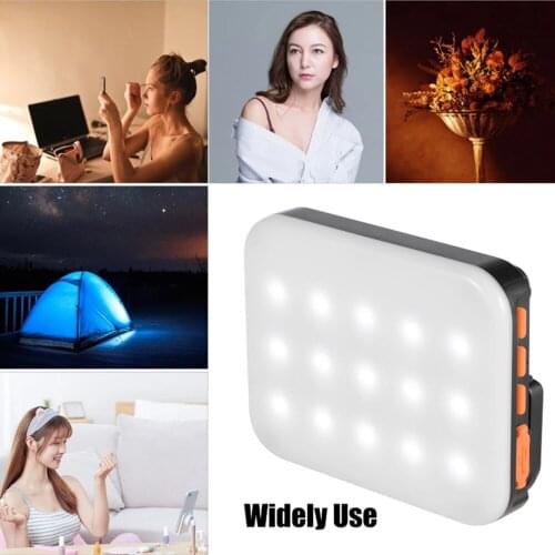 LED Light RGB Multifunctional Light Superbright Fill Light Photography Video Light 3200K-6500K Built in Battery
