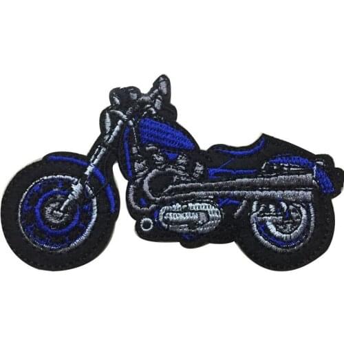 Motorcycle patch Iron On Patches On Clothes Embroidered Patches For Clothing DIY Truck Stickers On Clothes Apparel Accessory