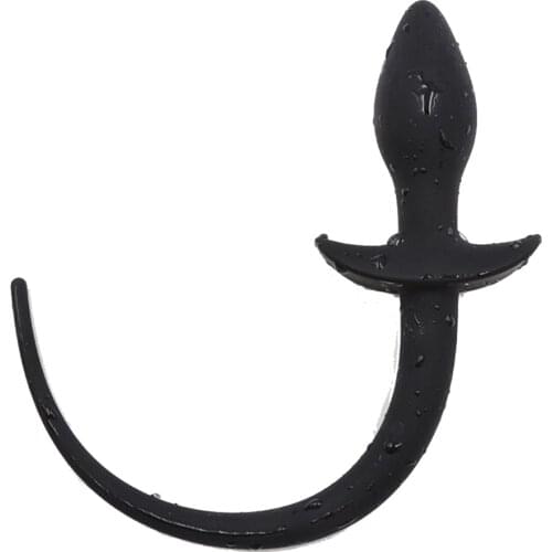 Sex Products Silicone Dog Slave Tail Anal Plug G-spot Prostate Massage Butt Plug Anal Sex Toys for Men Woman Gay Erotic Toys