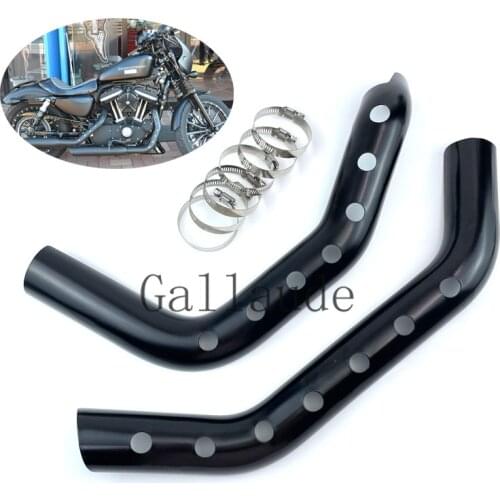 Exhaust Pipe Heat Shield Muffler Guard Anti-scald Protective Cover for Harley XL 883N Iron 1200X Forty-Eight 1200V Seventy-Two