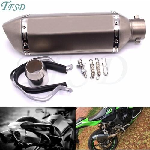 36-51mm Universal Motorcycle Exhaust Modified Muffler Pipe For Yamaha TMAX530 TMAX 530 T-MAX530 T-MAX 530 FZ1 FZ8 XJ6