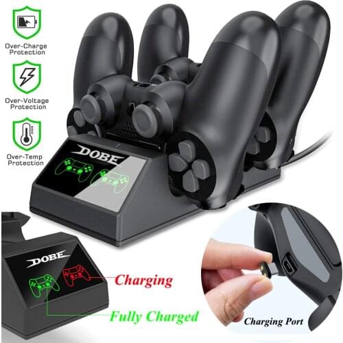 PS4 Controller Charger PS4 USB Charging Dock Station Charging Station for Sony Playstation 4 / PS4 Pro Controller