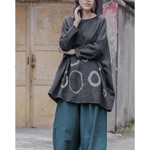 Women Loose Cotton Linen T-shirt Tops Ladies Vintage Plus Size Tees Tops Female Spring Autumn Oversize Tee Shirt