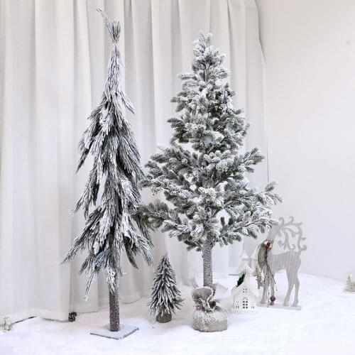 1.8m PE encrypted artificial Christmas tree decoration decoration hopping mall decoration Snow scene photography background