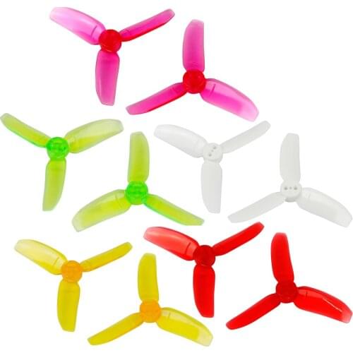 20pcs Kingkong 2840 2.8X4 CW CCW 3-blade Propeller 1.5mm Mounting Hole for FPV Quadcopter RC Racer Drones (10 pair)