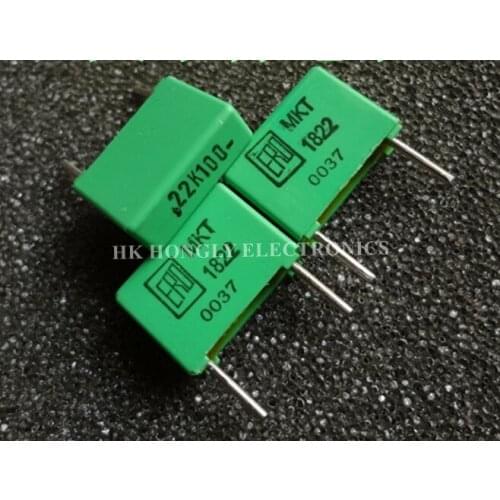 20PCS MKT1822 0.22UF 100V 220K100 224 P=10mm Film Capacitor