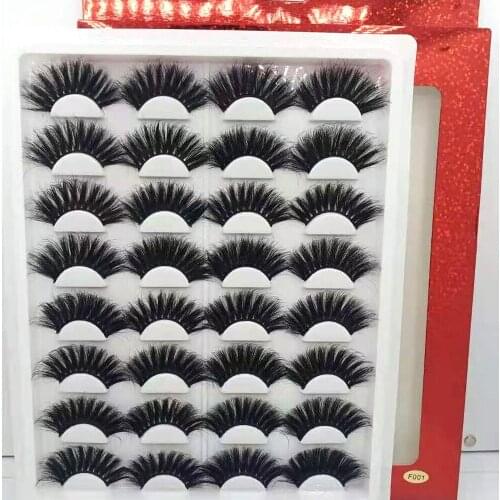 3D Mink Eyelashes 100% Cruelty free Lashes Handmade Reusable Natural Eyelashes Popular False Lashes Makeup Wholesale Fluffy Lash