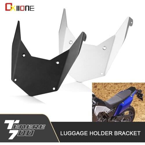 For Yamaha Tenere 700 Motorcycle Aluminum Luggage Rack Holder Bracket Parts TENERE700 T7 Rally 2019 2020 2021 Accessories