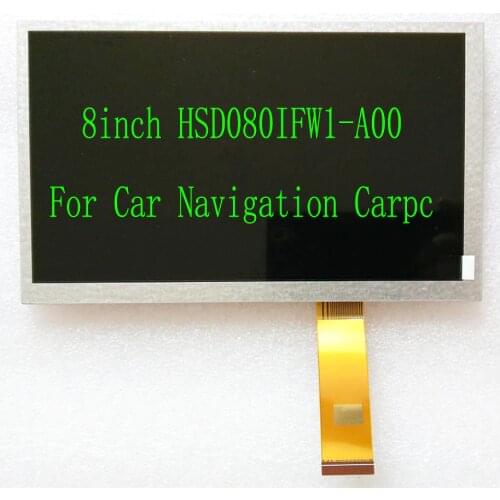 Hanstar HSD080FIW1 8' inch 1024 600 Car radio Carpcpanels CLAA080NA12CW 40Pin Universal For Car Radio