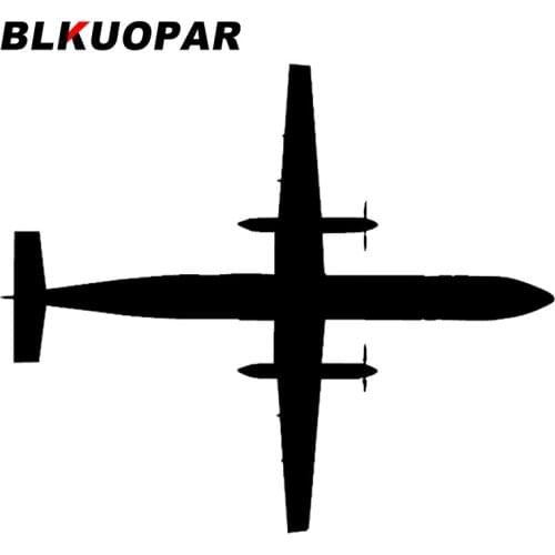 BLKUOPAR for Plane Car Stickers Sunscreen Personality Decals Occlusion Scratch Caravan Air Conditioner Decor Car Styling