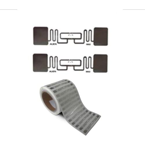 Free sample 100pcs Long Range RFID UHF Tag Sticker Wet Inlay 860-960mhz Alien H3 impinj chip dogbone EPC Global Gen2 ISO18000-6C