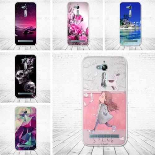 For Asus Zenfone Go ZB500KL Case For Asus Zenfone Go ZB500KG 5.0" Soft Silicone Cover Phone Bag for Asus Zenfone Go zb500kl Capa