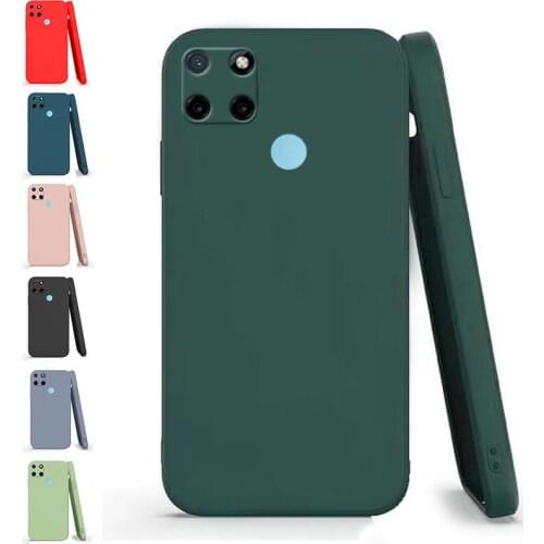 For Cover OPPO Realme C21 Case For Realme C21 Capas Bumper Back Shockproof TPU Soft Cover For Realme 7 5G GT 8 Pro C21 Fundas
