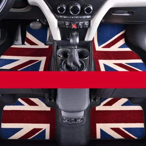 For MINI COOPER Clubman F54F55F56F57F60F61 R55R56R60R61 Rear Car Nylon Union Jack Trunk Mat