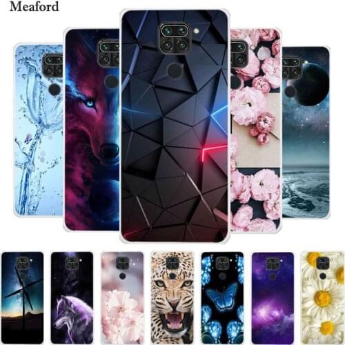 For Xiaomi Redmi Note 9 Case Red Mi Note 9 Bumper Silicone TPU Soft Phone Cover For Redmi Note 9 Case Cartoon funda Note9