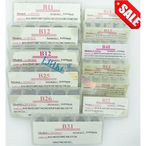 ERIKC Liseron Gaskets 600 pcs CR injector adjusting shim kits for injector repair Hot Sale CALIBRATION SHIM FOR INJECTORS