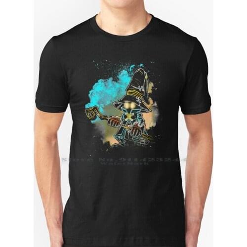 Soul Of The Black Mage T Shirt 100% Pure Cotton Ff7 Final Fantasy 7 Clad Cloud Strife Video Game Gaming Geek Nerd Space Cosmos