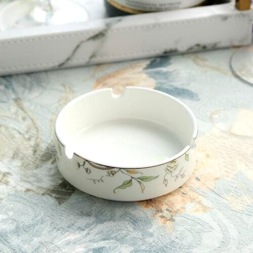 Quality bone china ashtrays, ceramic home decoration, enamel tableware, home decor, table accessories