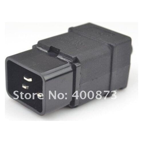 Max.16A 250VAC C20 male connector IEC 320 Power Cable Cord C20 rewireable 3 pins plug Connector