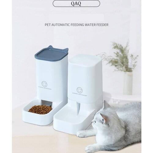 Set Cat Feeding Bowls for Dog Automatic Feeders Dog Water Dispenser Fountain Bottle For Cat Bowl Feeding And Drinking Removable