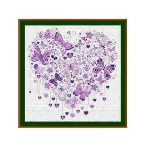 ZZ2189 For Needlework Kit NOT PRINTED Cross stich Painting Set Cross Stitch Kits Cross-stitch Embroidery Set Stitch Kits Cross