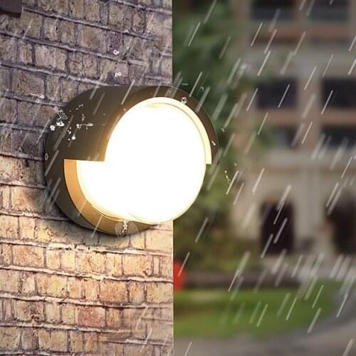 Waterfool Wall Lights LED Wall Lamp Bedroom Aluminum Outdoor Lighting Sconce Lamps Bathroom Mirror Light Fixtures Lampe Murale