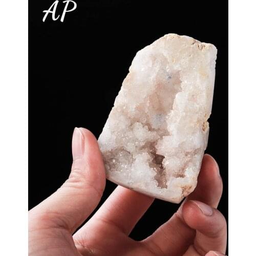1pc Natural Clear Quartz Crystal Cluster White Agate Cave Mineral Stone Landscape For Home Decoration Reiki Gems