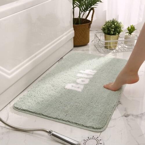 Non-Slip Bathroom Mat Hallway Door Rug Waterproof Bottom Fast Dry Bath Carpets Set Absorbent Kitchen Floor Toilet Mat 40x60cm