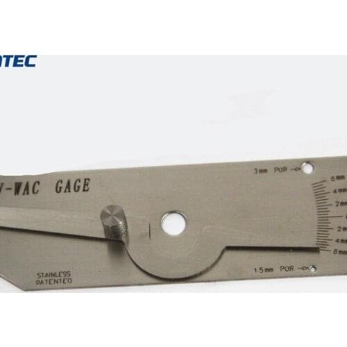 Undercut Gauge V-WAC Single Weld Gauge