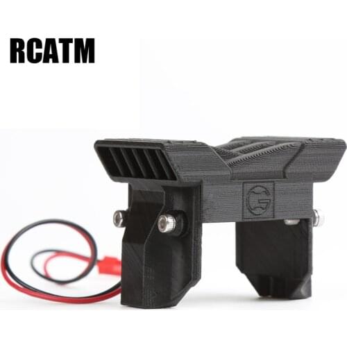 Radiator T4 ESC Cooling Fan Radiation Shield Radiator Support GAX0070A/ B For 1/10 RC Crawler Car Traxxas TRX4
