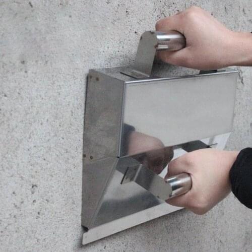Stainless Steel Wall Plaster Dust Trowel Putty Scraper Concrete Cement Tool Concrete Trowel Scraping Dust Trowel Powder