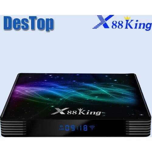 X88 King 4GB 128GB Amlogic S922X TV Box Android 9.0 Dual Wifi BT5.0 1000M 4K 60fps USB3.0 Google Play Youtube 4K 5pcs/lot DHL
