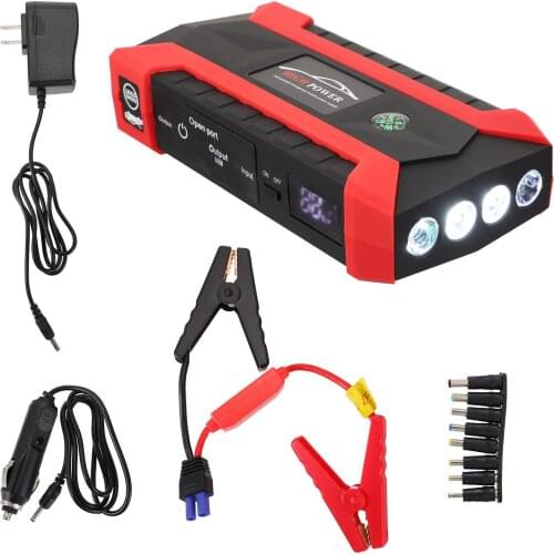 1 Set Auto Car Power Booster Starting Device Car Emergency Starter (US Plug)