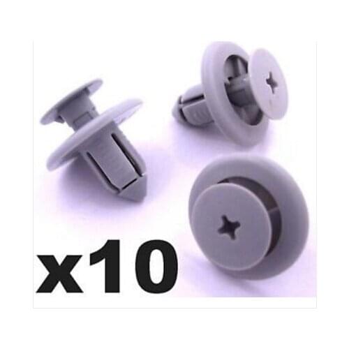 10x 8mm Wheel Arch Lining Clips for Honda Mazda Toyota