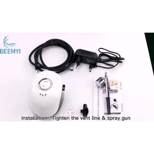 Oxygen Injection Makeup Airbrush Set Portable Oxygen Jet Spray Gun With Low Noise