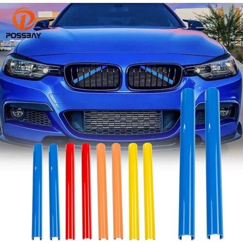 Car Front Kidney Grille Sport Style Trim Strip Cover for BMW F20 F21 F22 F23 F44 F45 F46 F30 F31 F34 F32 F33 F36 G30 G31 G32 G11