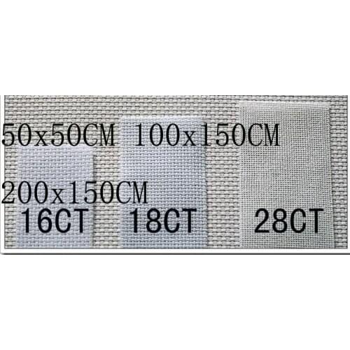 FREE Shipping Top Quality 28ST 28CT cross stitch canvas cloth white color any size, embroider canvas BO