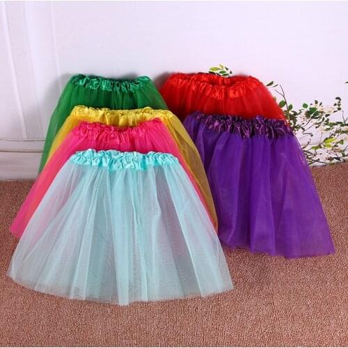 Baby Girls Kids Clothes Tutu Skirt Fluffy Pettiskirt Children Ballet Dance Skirts Princess Party Petticoats Girl Tulle Skirts