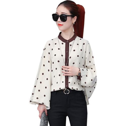 Блузки в горошек HVMODLZV China At AliExpress