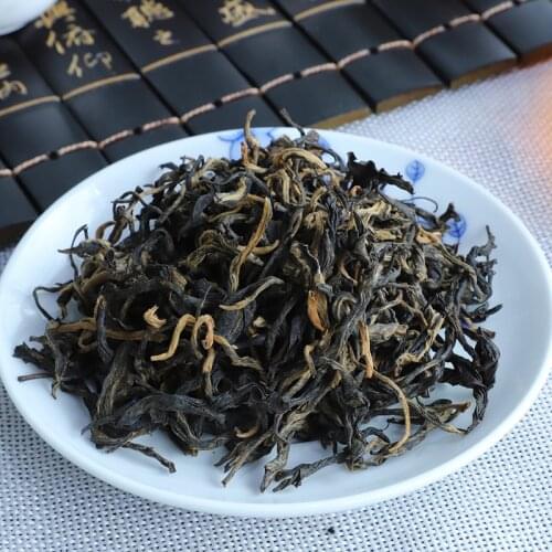 China Yunnan Dian Hong Premium Head Dialing Ancient Trees DianHong Black Tea Beauty Slimming for Health Lose Weight toy