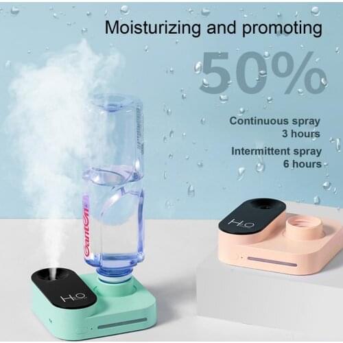 30MM Water Bottle Humidifier Cute USB Rechargeable Camera Shape Mini Humidifier Air Diffuser With Night Lamp for Home Car
