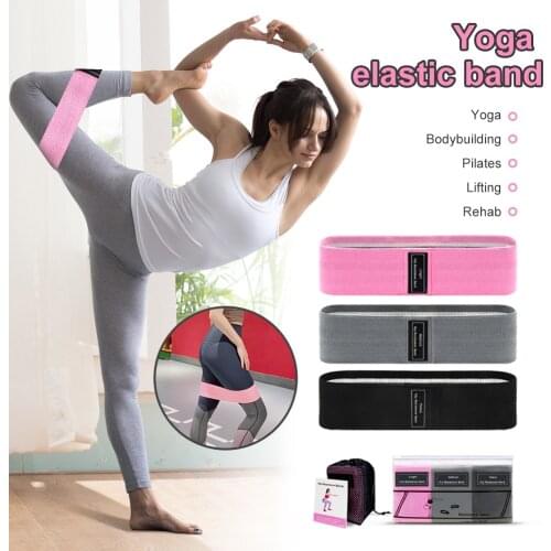 3 pcs Resistance Bands Booty Band Set Gym Equipment Workout Elastic Elast Glute Band for Yoga Sports Fitness Hip Training