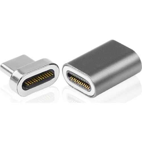 Original Magnetic 24Pins Type C Connector For Thunderbolt 3 PD 100W Fast Charging 40Gbp/s Converter USB C Adapter Fast Speed