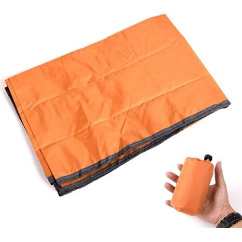 Portable Outdoor Picnic Barbecue Mat Waterproof Ground Sheet Mutifunctional Camping Tarp 150x100cm 170g with Carrying Bag