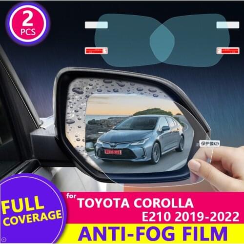 Full Cover Anti Fog Rainproof Film for Toyota Corolla E210 210 2019 2020 Rearview Mirror Protective Anti-Fog Film Accessories