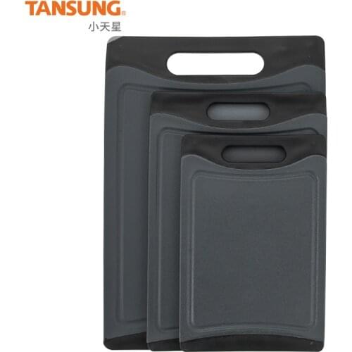 PP pure black cutting board plastic cutting board for home kitchen non-slip cutting board cutting fruit chopping board