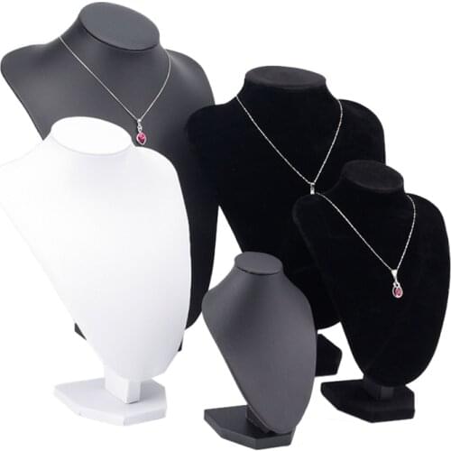Luxury Mannequin Necklace Jewelry Pendant Display Stand Holder Show Decorate Tool Jewellery Display Seat Organizer