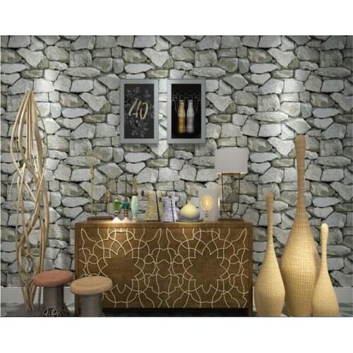 Beibehang Wallpaper roll home interior vintage wallpaper marble bar cafe ornament wallpaper papier peint mural 3d wallpaper 3d